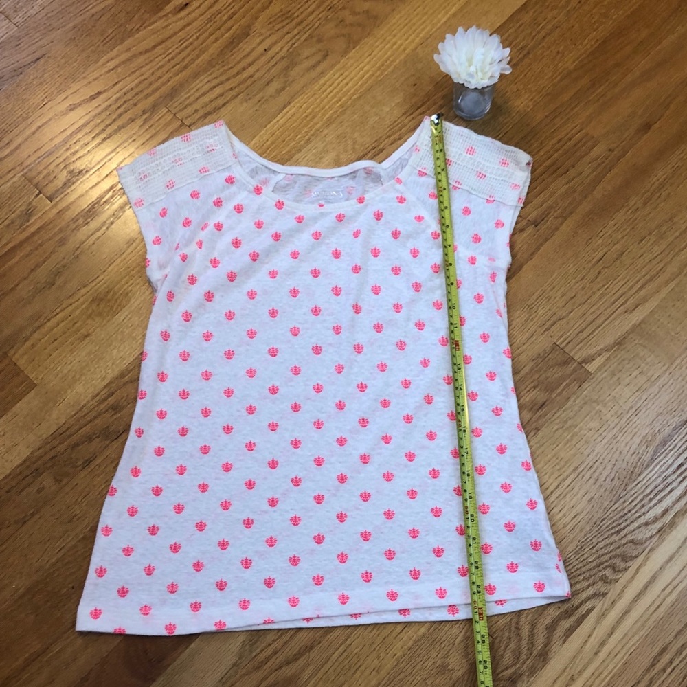 Hot Pink Patterned Merona Tee - Picture 4 of 5